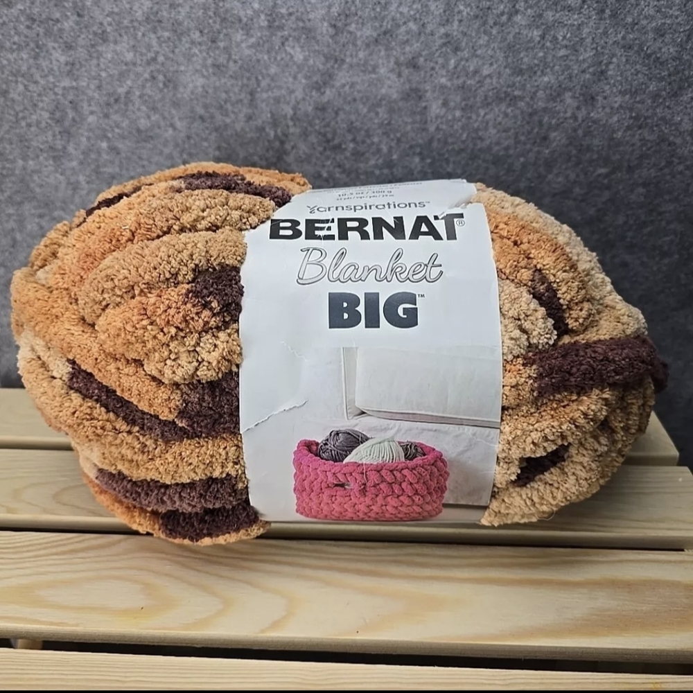 New Bernat BIG Blanket Yarn x51064 Yarnspiration Branch